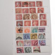 A small booklet of Queen Victoria 1887 penny reds, King Edward VII, George V, British Empire etc.