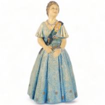 NATURECRAFT LTD - a limited edition hand painted stoneware study of Queen Elizabeth The Queen