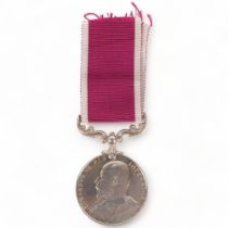 An Edward VII Long Service and Good Conduct medal, to 108 TPR A Ellander, Royal Houseguards