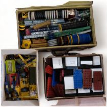 MECCANO - a large quantity of Meccano loose parts and associated accessories