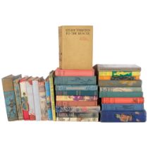 A large quantity of Vintage hardback books, including The Spy Who Loved Me, and The Man with the