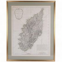 Thomas Jefferys "A new map of the island and kingdom of Corsica", with additions and improvements,