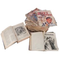 A large quantity of "The Boys Own Paper", and a copy of the Sunday at Home, etc