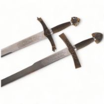 2 modern replica swords, L104cm (2)