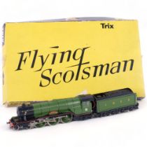 A Trix Flying Scotsman locomotive with tender, in original box, ref. 1181