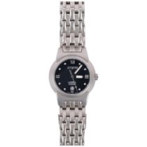ROAMER - a lady's stainless steel Power 8 quartz calendar bracelet watch, case no. 751934, not
