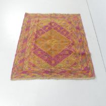 A Meshwani Gazak rug. 134x115cm.