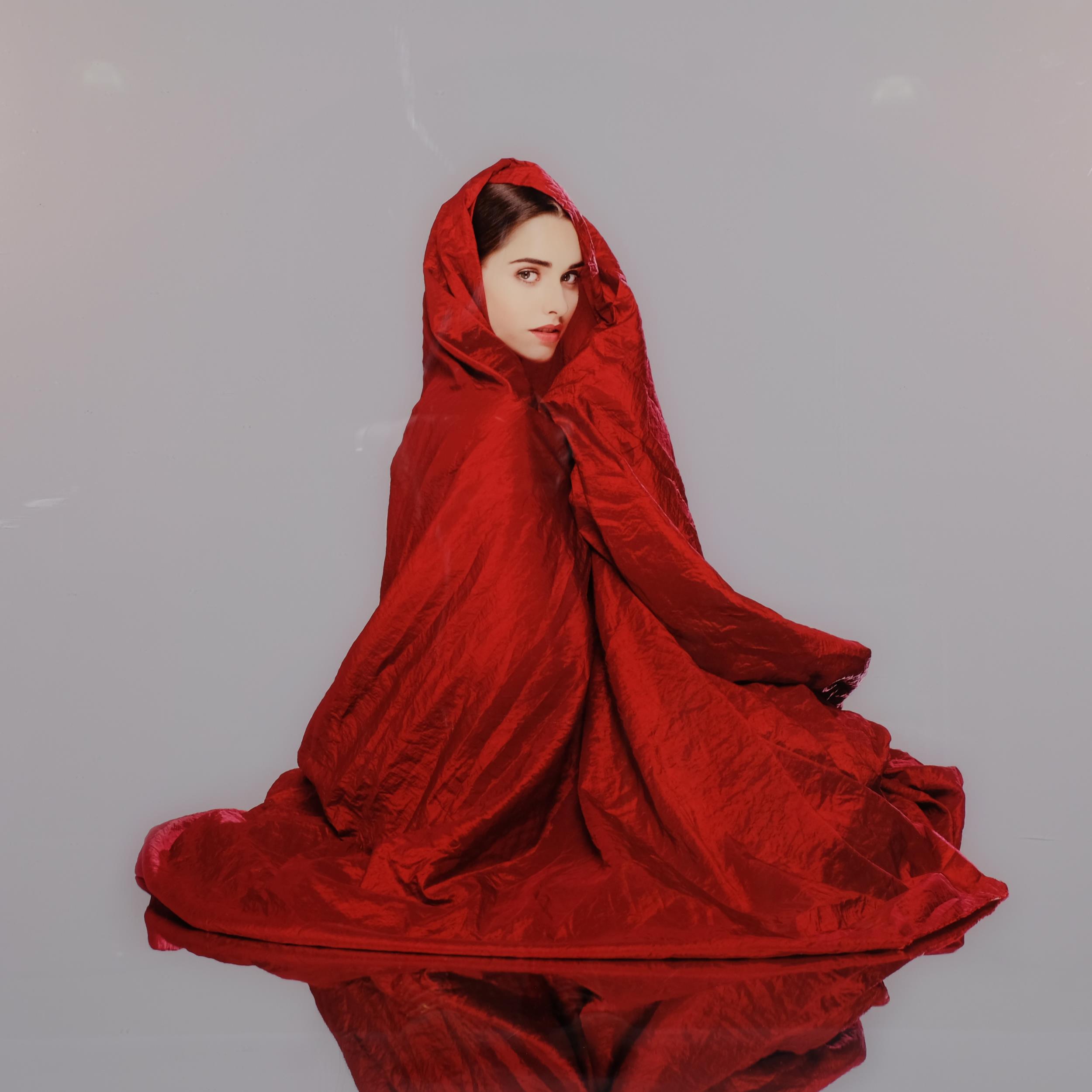 Maya de Almedia Araujo, a contemporary photograph, reflections in red, perspex front, - Image 3 of 4