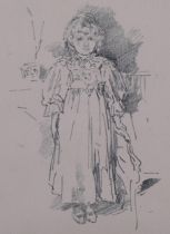 James Abbott McNeill Whistler (1834 - 1903), Little Evelyn, lithograph, 1896, published by The Art