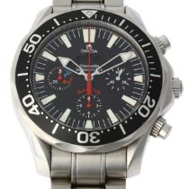 OMEGA - a stainless steel Seamaster America's Cup Yacht Racing automatic chronograph bracelet watch,