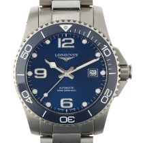 LONGINES - a stainless steel Hydroconquest automatic calendar bracelet watch, ref. L3.781.4.96.6,