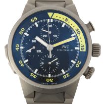 IWC (INTERNATIONAL WATCH COMPANY) - a titanium Aquatimer Split Minute Chronograph automatic calendar