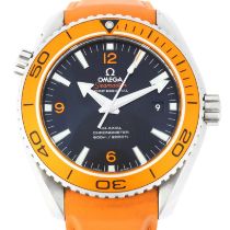 OMEGA - a stainless steel Seamaster Planet Ocean 600M Professional automatic calendar wristwatch,