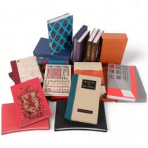 A selection of hardback books, published by the Folio Society, including The Dead Sea Scrolls,