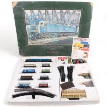 A boxed Hornby Silver Jubilee freight set