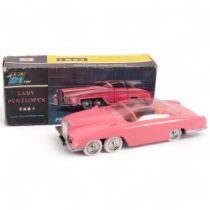 Boxed AJR2 toys, Lady Penelope's FAB1, L25.5cm