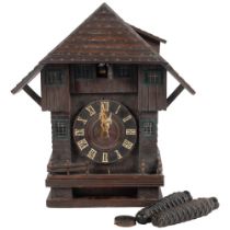 A Black Forest cuckoo clock, H36cm