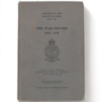 Records of the Survey of India Volume XX, The War Record 1914 - 1920 published under the direction