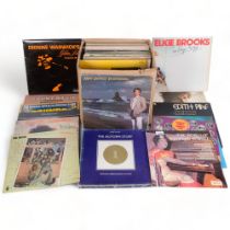 A quantity of vinyl LPs, various artists and genres, including such artists as Dionne Warwick,