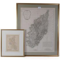 Thomas Jefferys "A new map of the island and kingdom of Corsica", with additions and improvements,