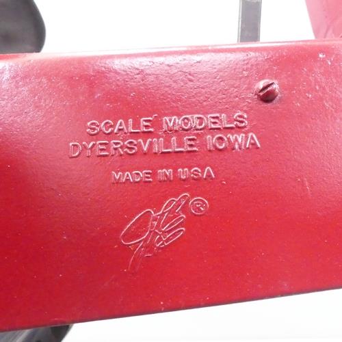 A Ford child's pedal tractor, moulded maker's mark reading "Scale models, Dyersville Iowa, made in - Image 3 of 3