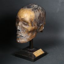 Ewart Shindler - a modern sculpture, depicting the "Head of Edward Mordrake", an American urban