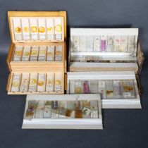 Approximately 75 early 20th Century Human histological microscope slides prepared by the same