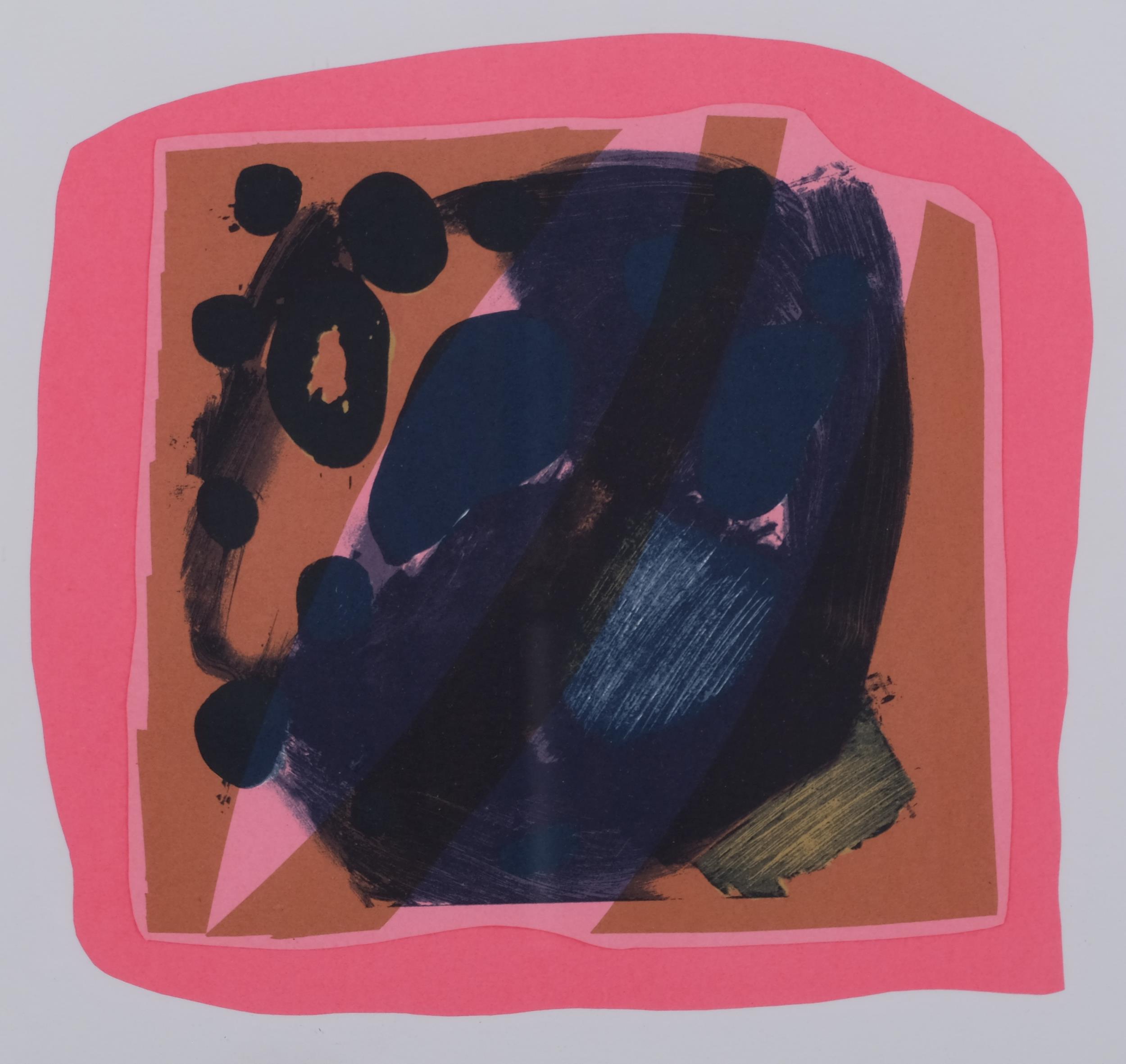 Matthew Hilton (1948), signed limited edition screenprint on paper, Abstract – Jugs, initalled and