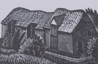 Eric Ravilious (1903-1942), wood engraving on archival paper, Illustration for The St Bride Notebook