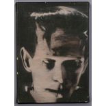 Jago Max Williams, Frankenstein's monster, contemporary oil on canvas, unsigned,