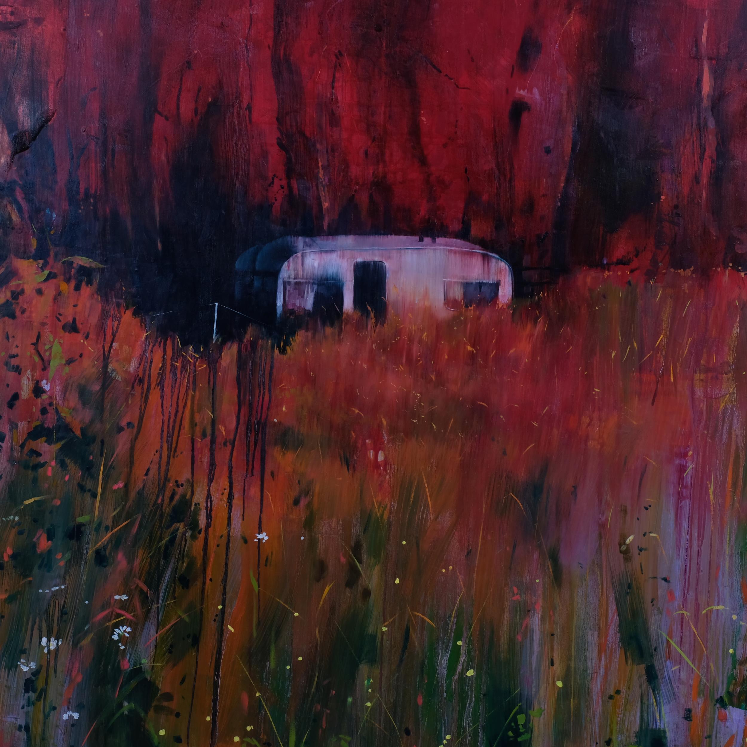 Nick Archer (born 1963), Caravan, large format oil on canvas, signed verso dated 2012, 150cm x - Image 2 of 4