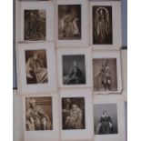 Theatrical/historical interest, folder of unframed prints, including Dame Ellen Terry, and Sir Henry