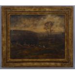 Captain Thomas Beecham, landscape of the willows, oil on canvas, signed with RA (1946) and RBA