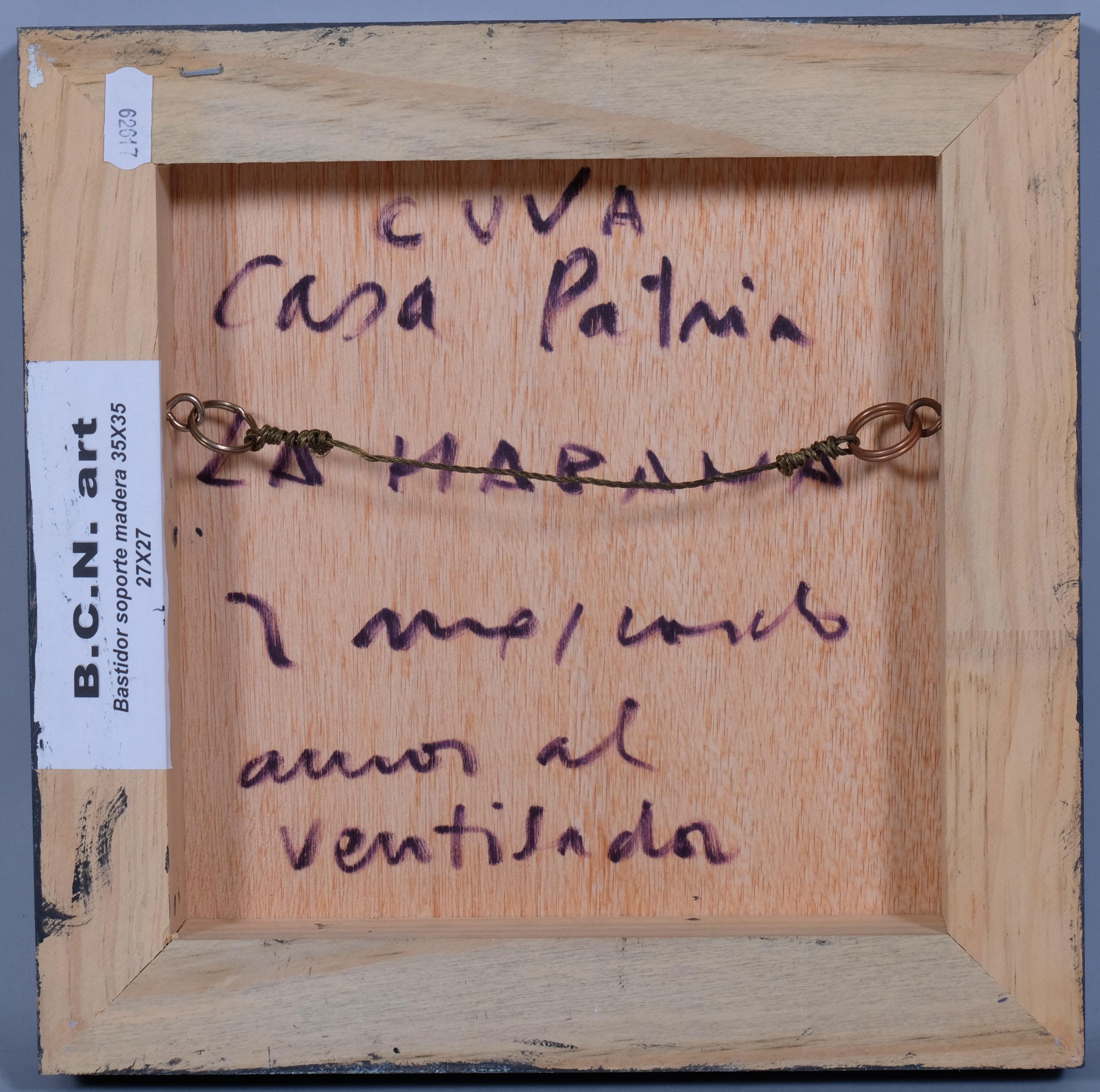 Ramon Moscardo (Catalan, born 1953), La Habana, Amor Al Ventilador, oil on board, signed and - Image 4 of 4