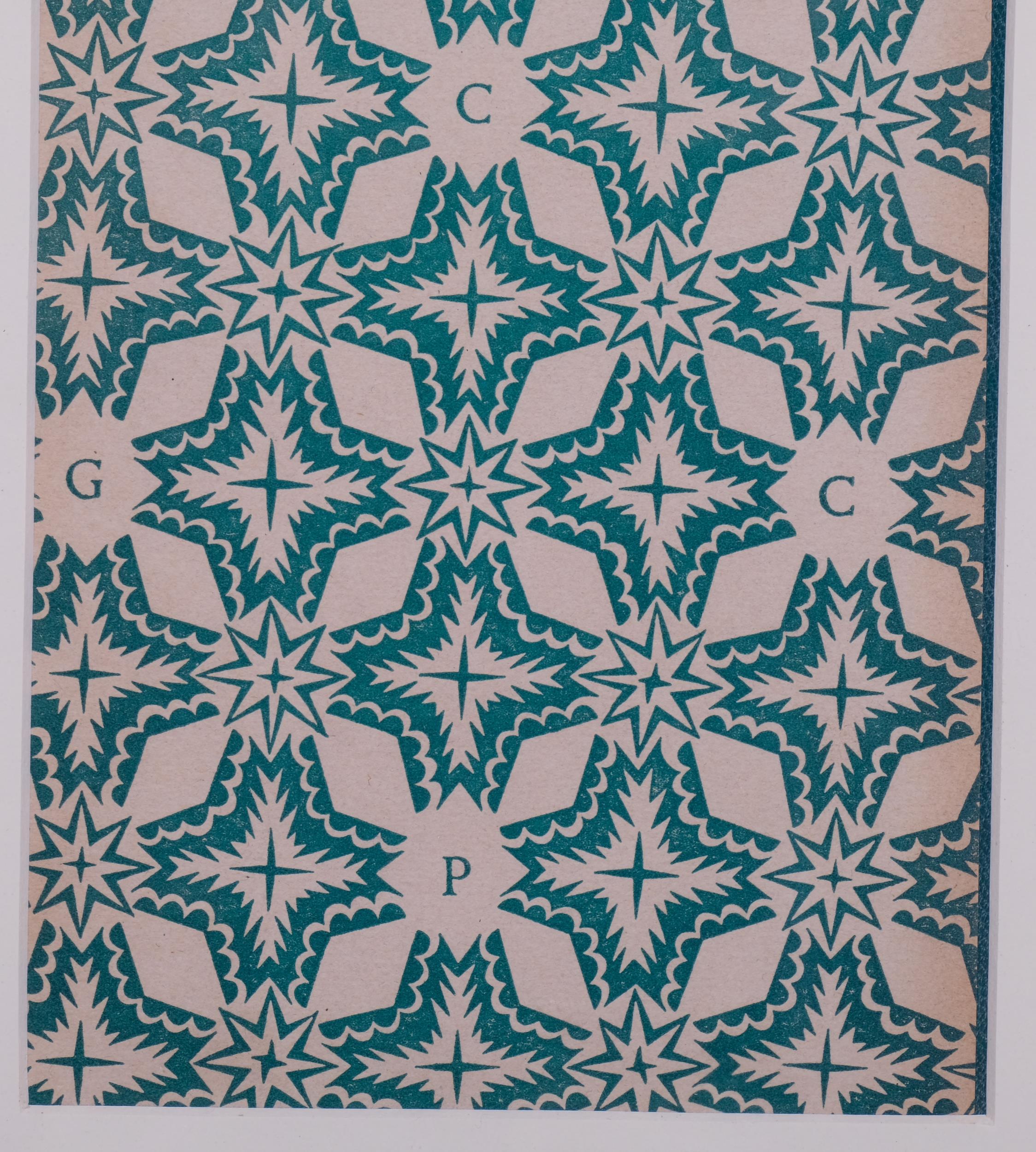 Tirzah Garwood (1908-1951), patterned paper print on board, Cover Design for The Hundredth Story, - Image 3 of 4