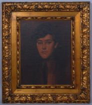 Portrait of a man, mid-20th century oil on board, unsigned, 45cm x 36cm, framed Good condition