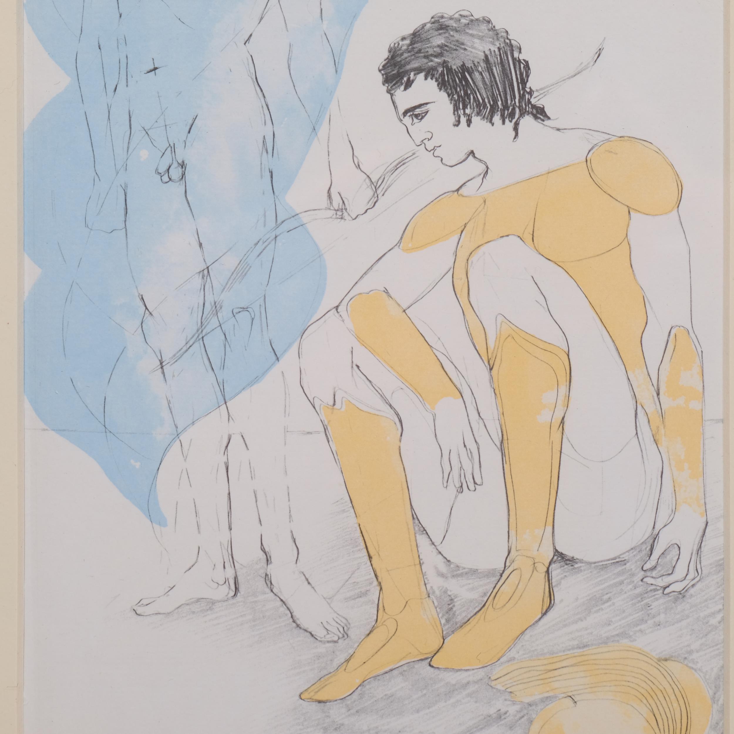 Elizabeth Frink (1930-1993), lithograph on Antique laid paper, Apollo breathed power into Hector, - Image 3 of 4