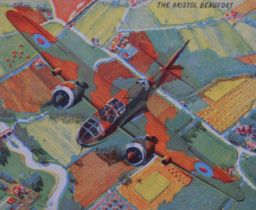 James Gardner (1907-1995), lithograph on paper, The Bristol Beaufort, 17.5cm x 21.5cm, mounted,