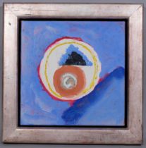 Alistair Grant (1925 - 1997), abstract composition, impasto oil on canvas, inscribed verso, 30cm x