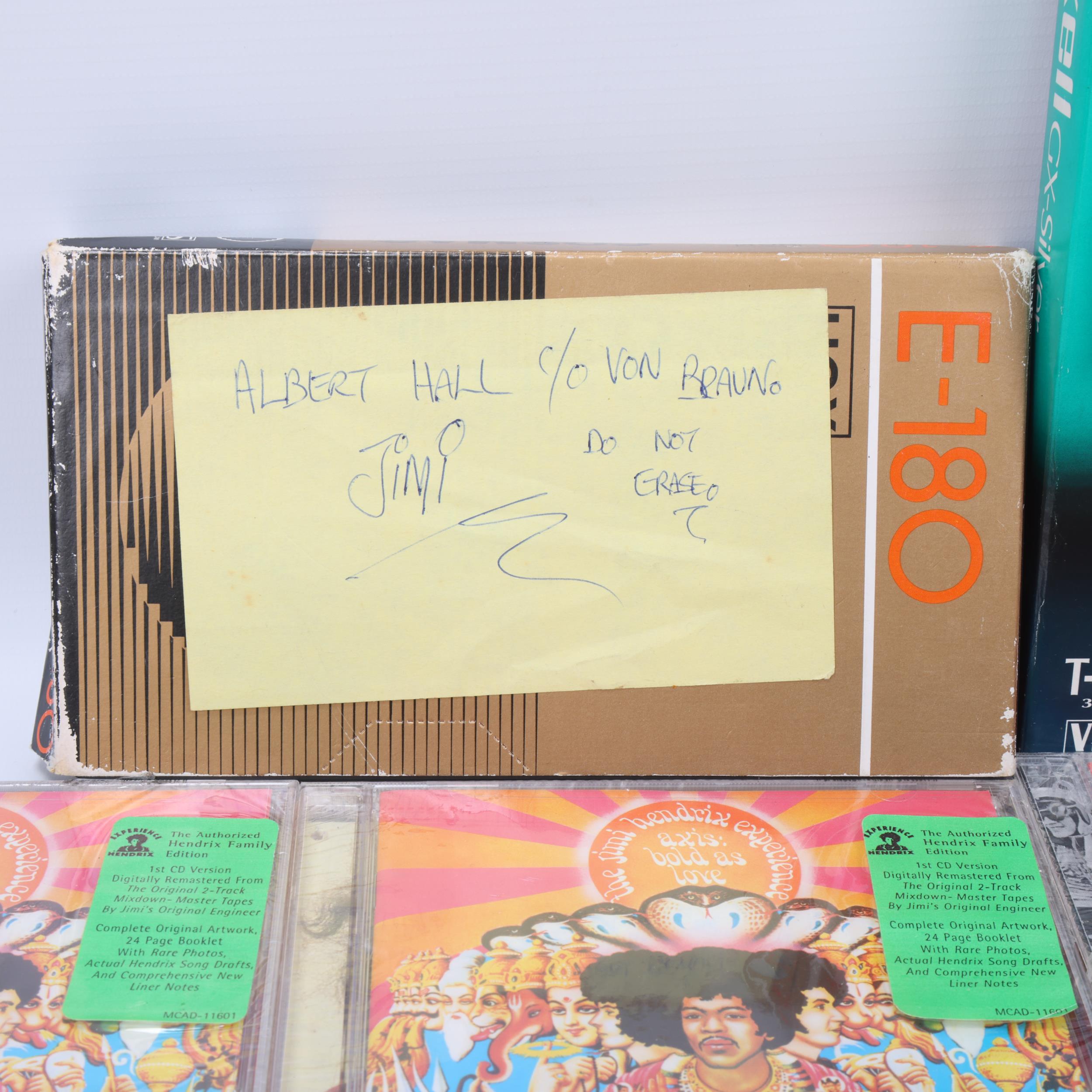 Four VHS Video tapes of material relating to the JIMI HENDRIX EXPERIENCE. 1/ Jimi Hendrix Interviews - Image 3 of 3