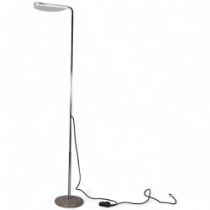 BRUNO GECCHELIN for Skipper & Pollux, a Mezzaluna extending floor lamp, with dimmer function and