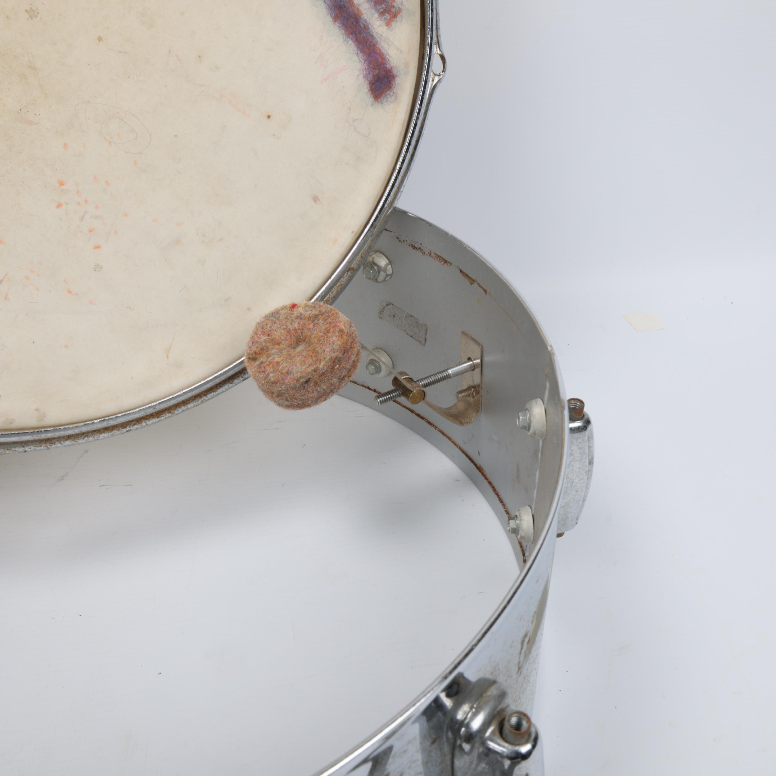 JIMI HENDRIX / MITCH MITCHELL INTEREST - A used 14inch Chrome Steel SLINGERLAND Drum Shell, - Image 3 of 3