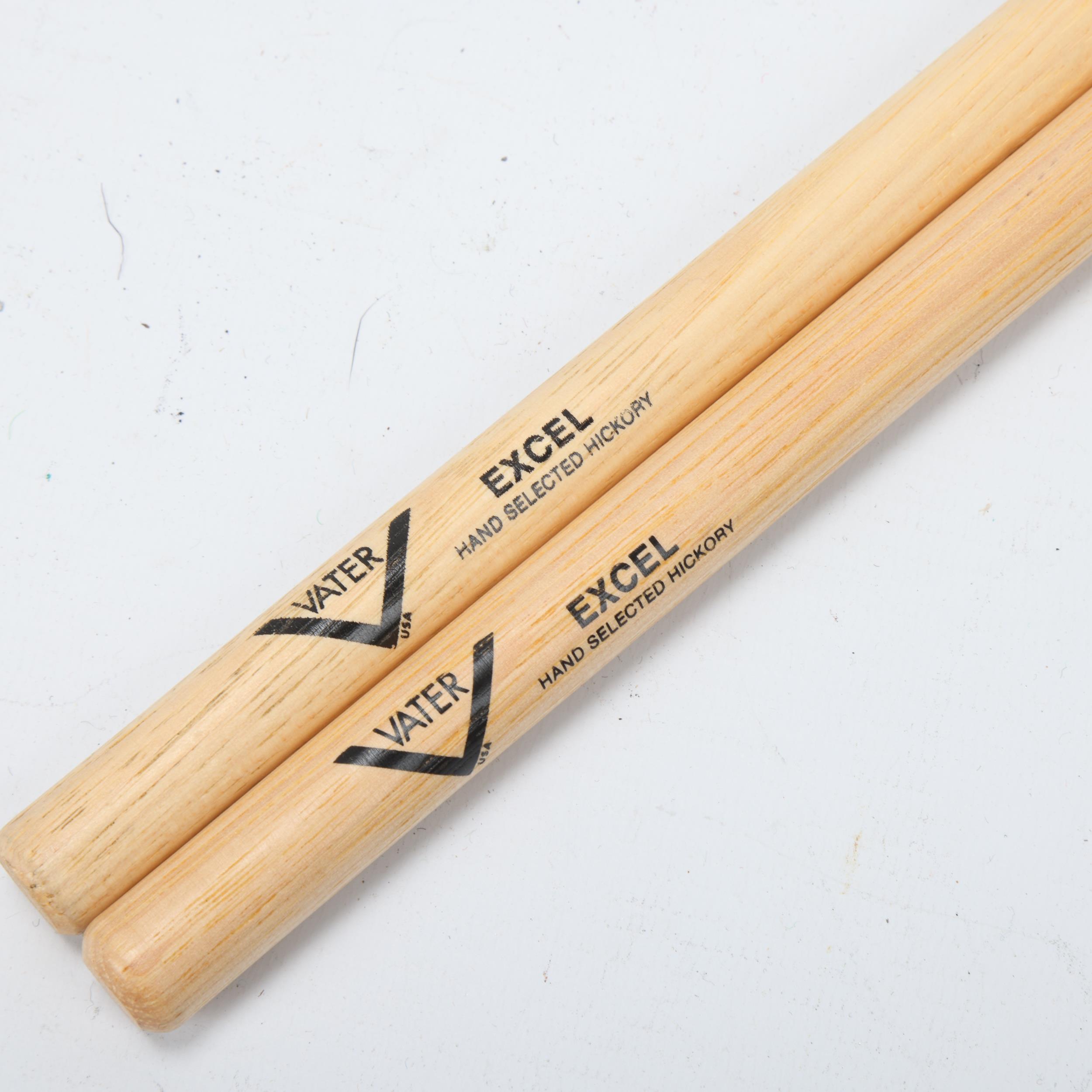 Two USED VATER 'EXCEL' Hickory DRUMSTICKS belonging to MITCH MITCHELL - Image 2 of 3