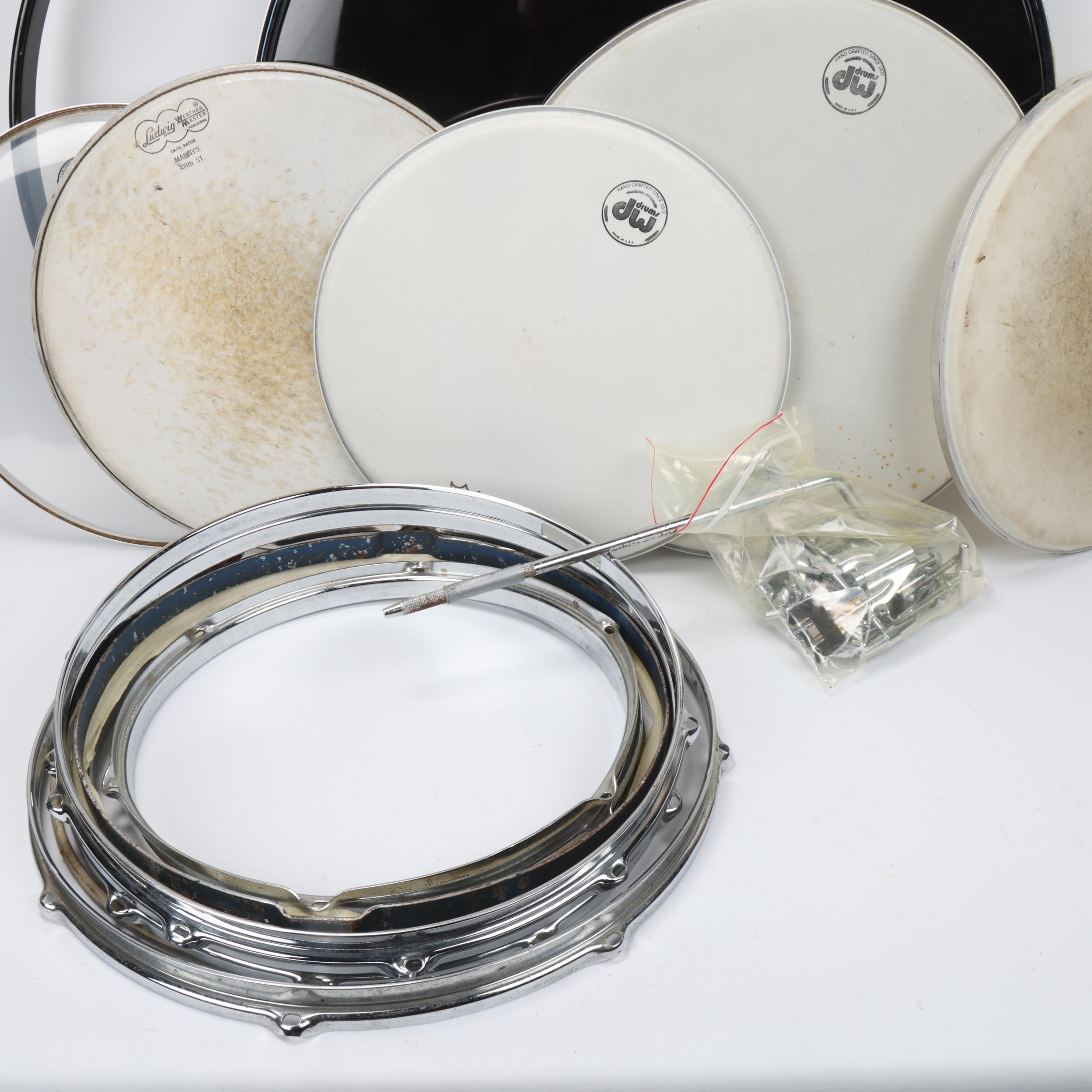 A selection of used DRUM SKINS & RIMS that belonged to MITCH MITCHELL of the JIMI HENDRIX - Image 3 of 3
