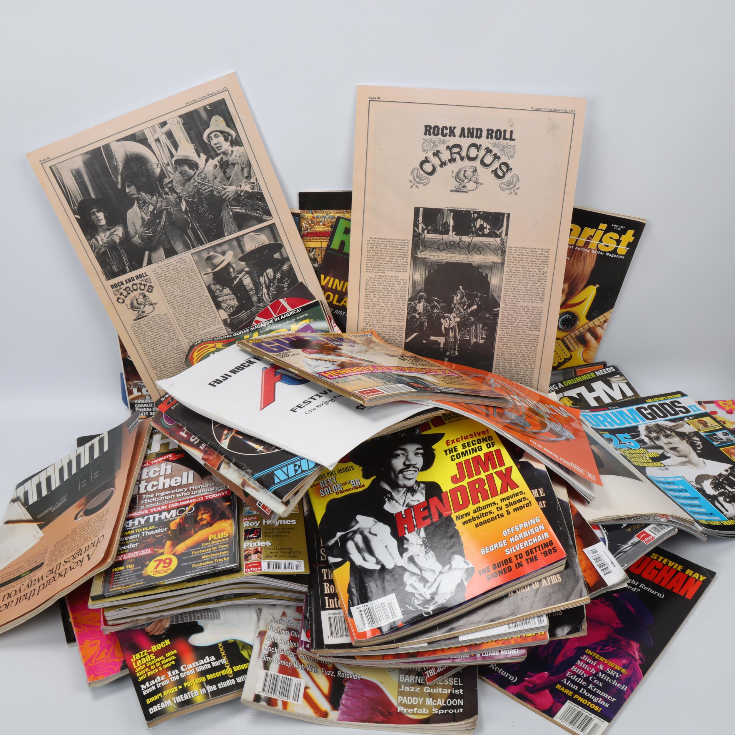 JIMI HENDRIX / MITCH MITCHELL INTEREST. A large quantity of magazines relating to Jimi Hendrix, - Image 3 of 3
