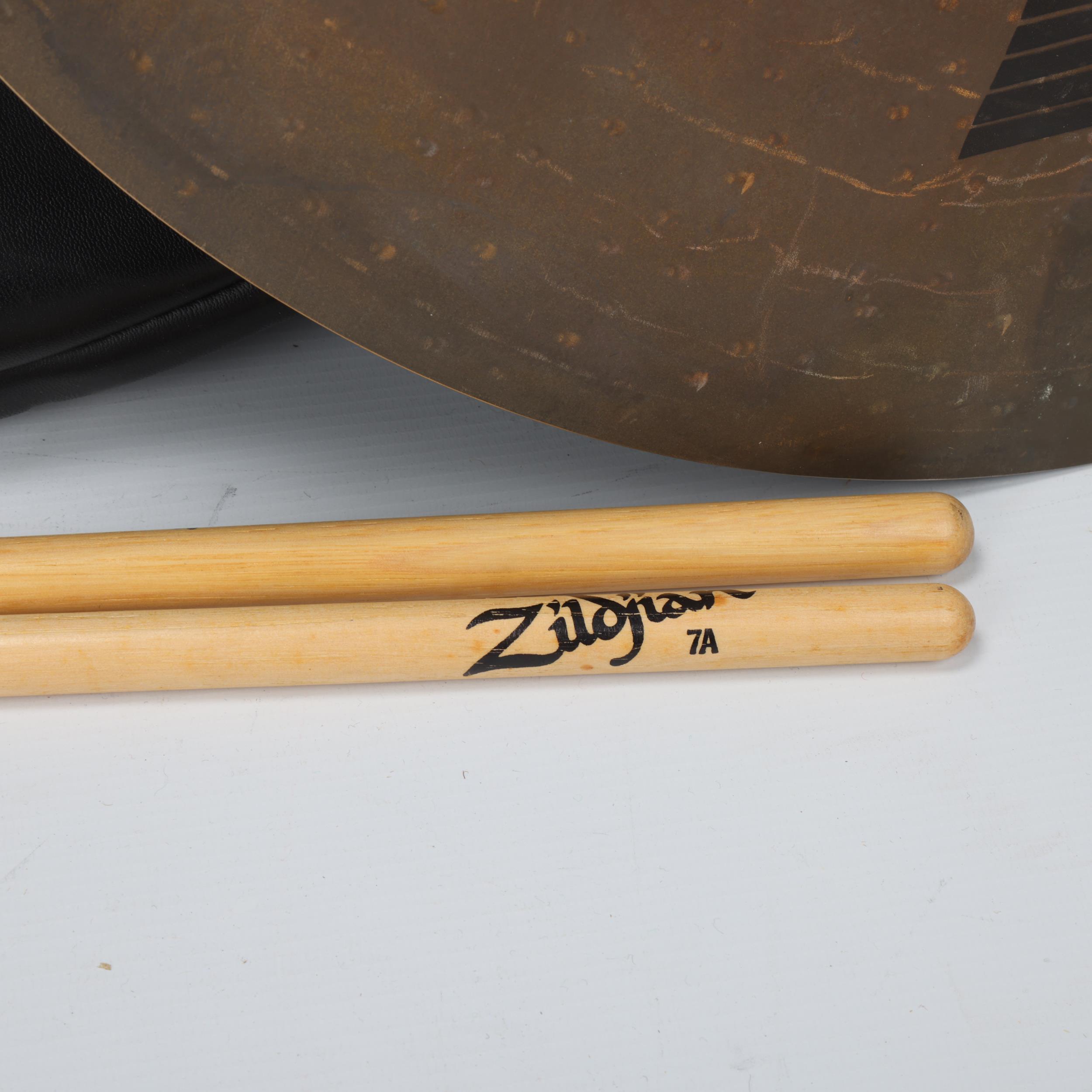 JIMI HENDRIX EXPERIENCE Zildjian Cymbal (1) Owned by MITCH MITCHELL. One 20inch Zildjian Custom - Image 3 of 3