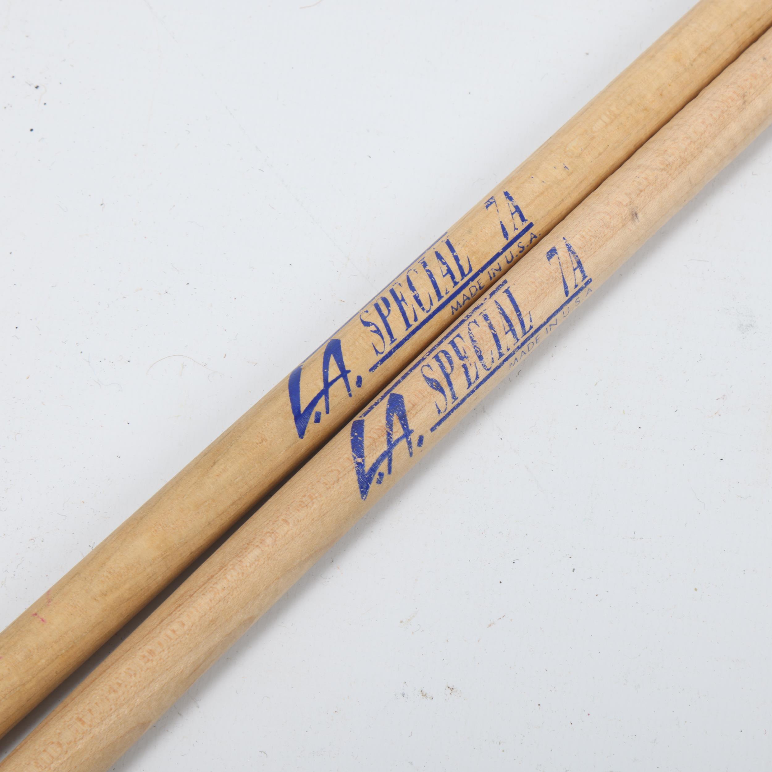 Two 'LA SPECIAL 7A' Hickory DRUMSTICKS belonging to MITCH MITCHELL. - Image 2 of 3