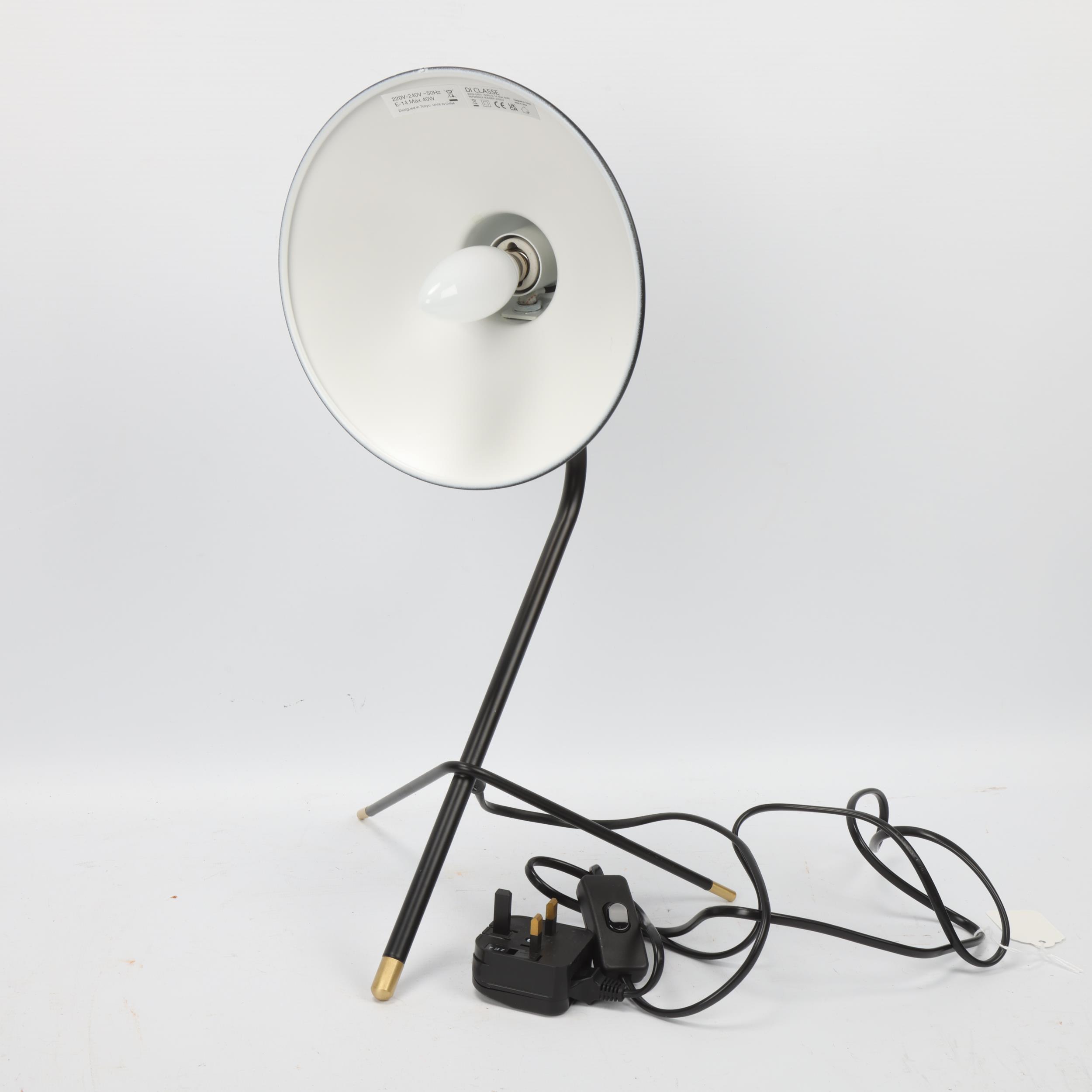 Di Classe, an Arles mid-century style desk lamp by DMEI ENDO with adjustable shade, approx height - Image 3 of 3