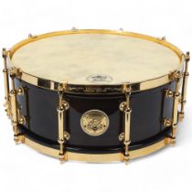 JIMI HENDRIX EXPERIENCE Pearl Drums Gold Plated 15inch Snare Drum owned by MITCH MITCHELL. A gold