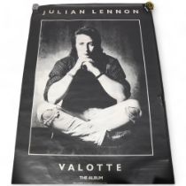 JOHN LENNON & YOKO ONO / JULIAN LENNON, 3 promotional posters for record and one photographic poster